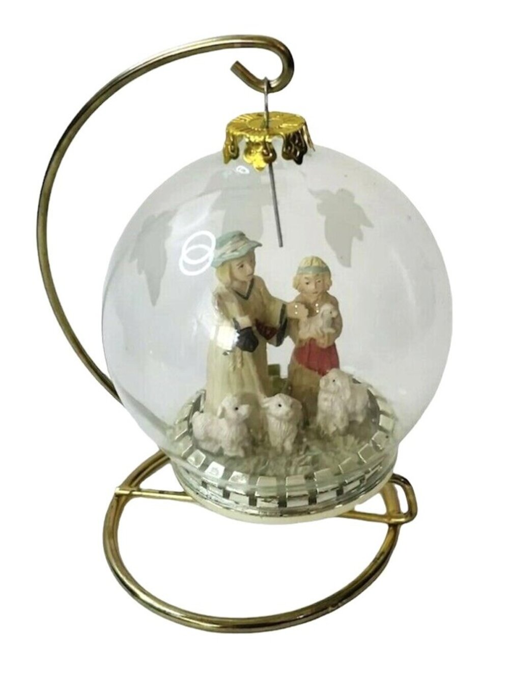 Vintage Ornament House Of Lloyd Christmas Around the World Shepherd Stand / Box